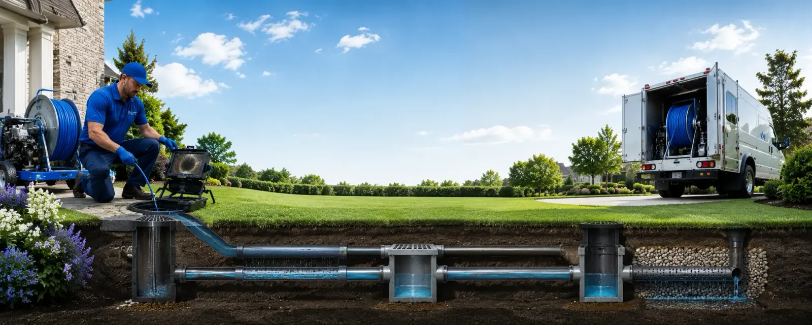 Outdoor drain cleaning information for Meddybemps, ME